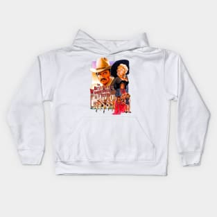 Burt reynolds dolly parton Kids Hoodie